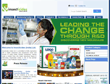 Tablet Screenshot of insecticidesindia.com
